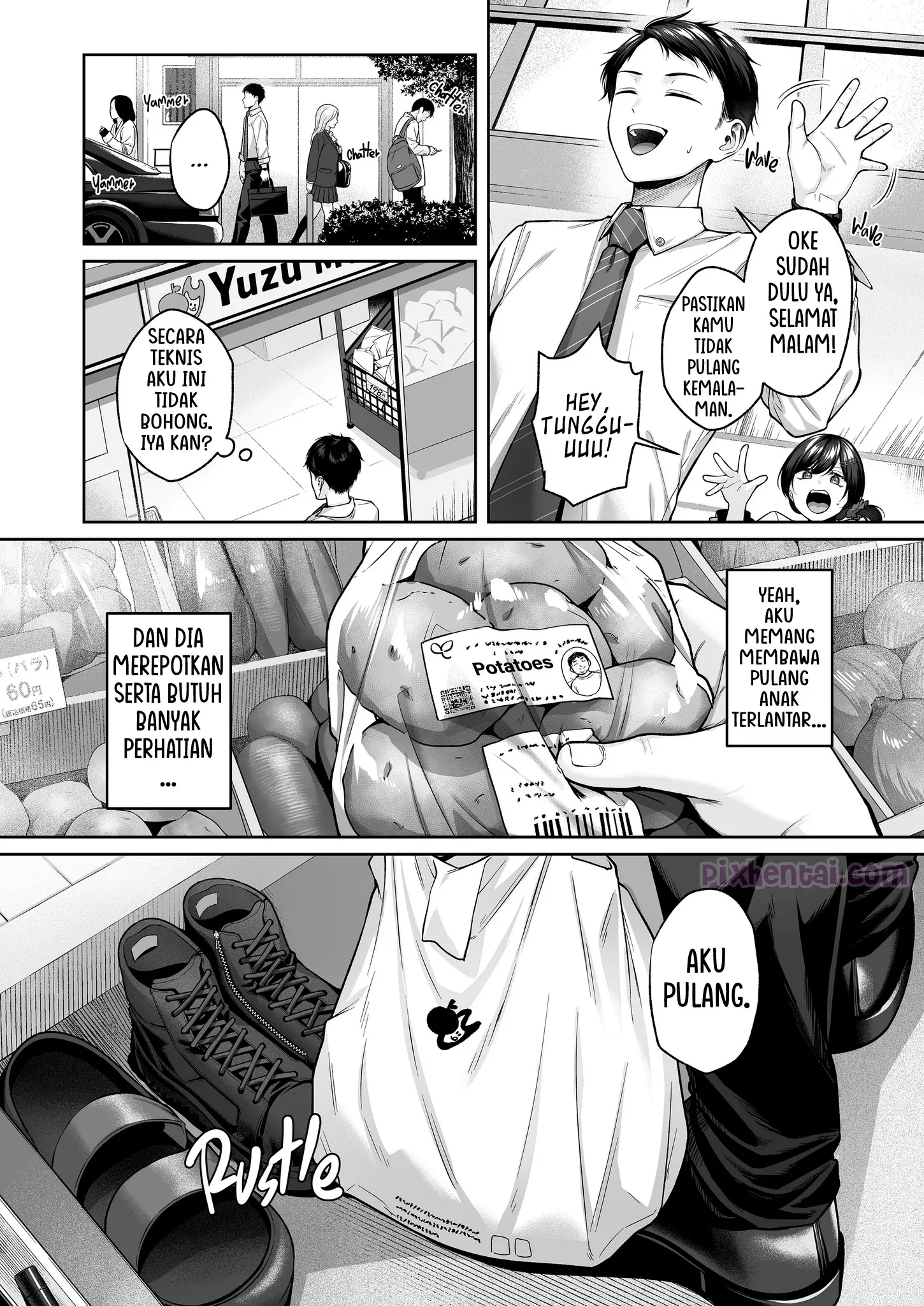 Komik hentai xxx manga sex bokep Hirotta Kinpatsu Gal ni Furimawasareru Kurashi mo, Angai Warukunai no Kamoshirenai 3